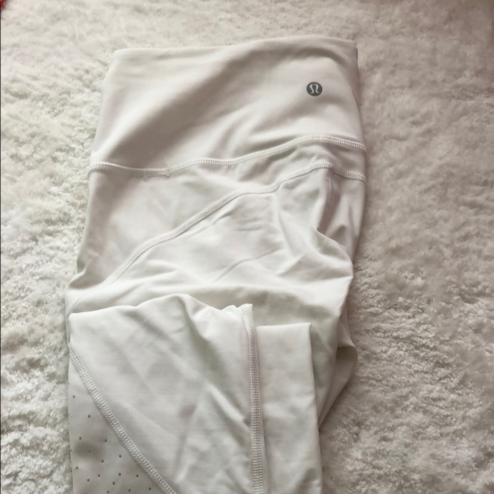 White lululemon leggings - Never Worn